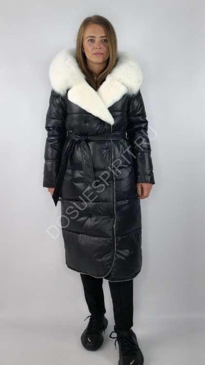 Женская зимняя куртка пальто с мехом DOSUESPIRIT №4052