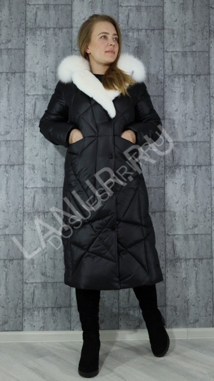 Женская зимняя куртка пальто с мехом DOSUESPIRIT №4041
