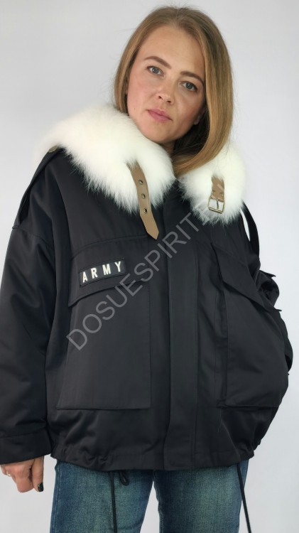 Женская куртка зимняя с мехом DesireD №4083